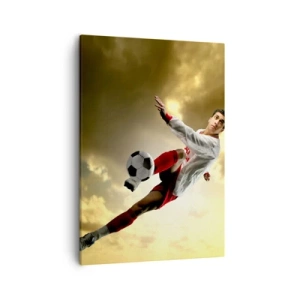 Canvastavla - Bild på duk - Fotbollshimmel - 50x70 cm