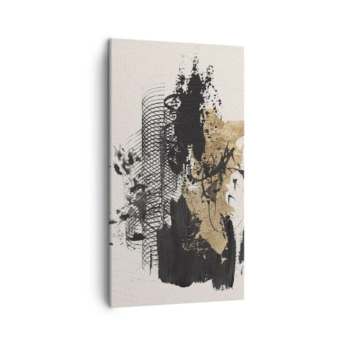 Canvastavla - Bild på duk - Komposition med passion - 45x80 cm