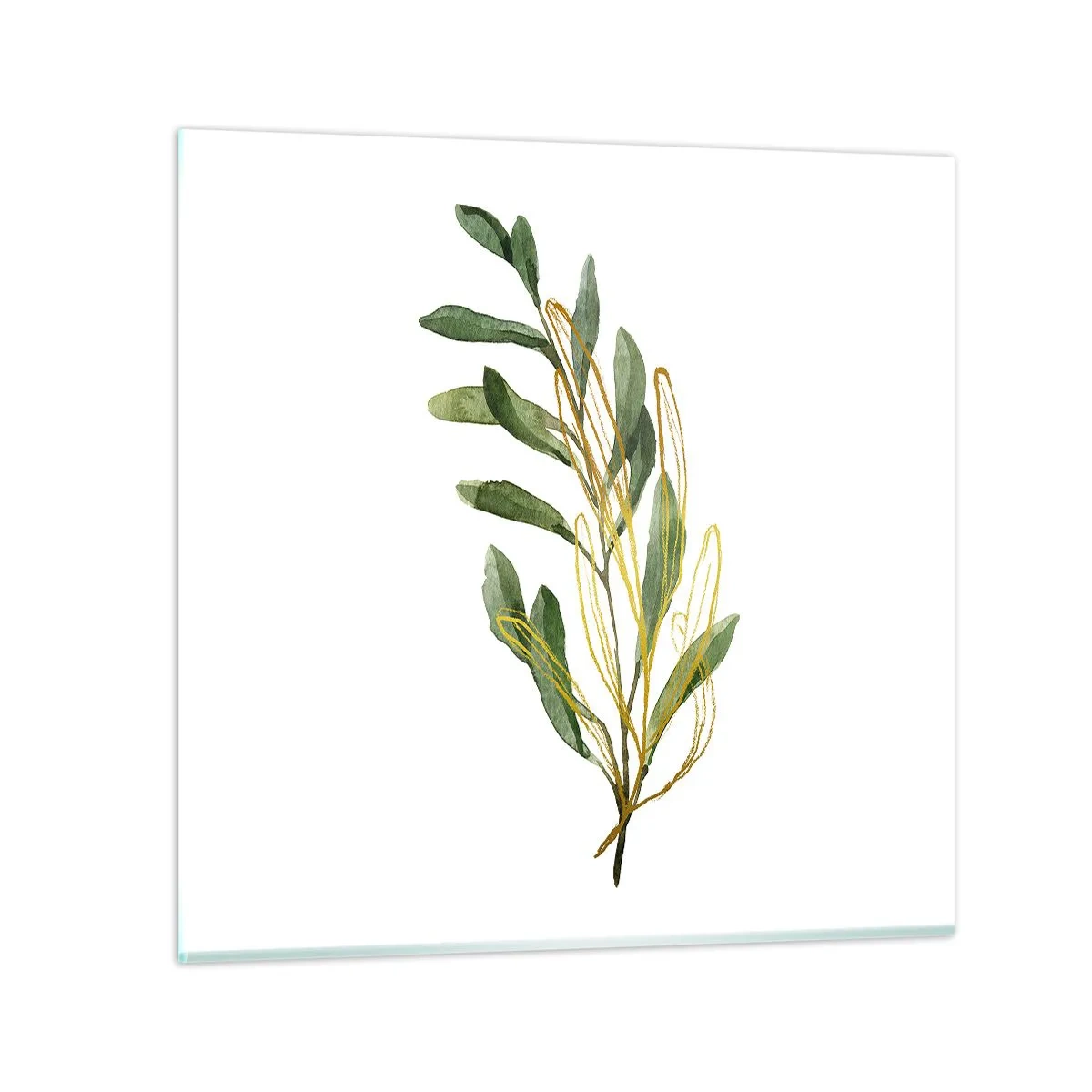 Glastavla - Bild på glas - Allt som är gott - 70x70 cm