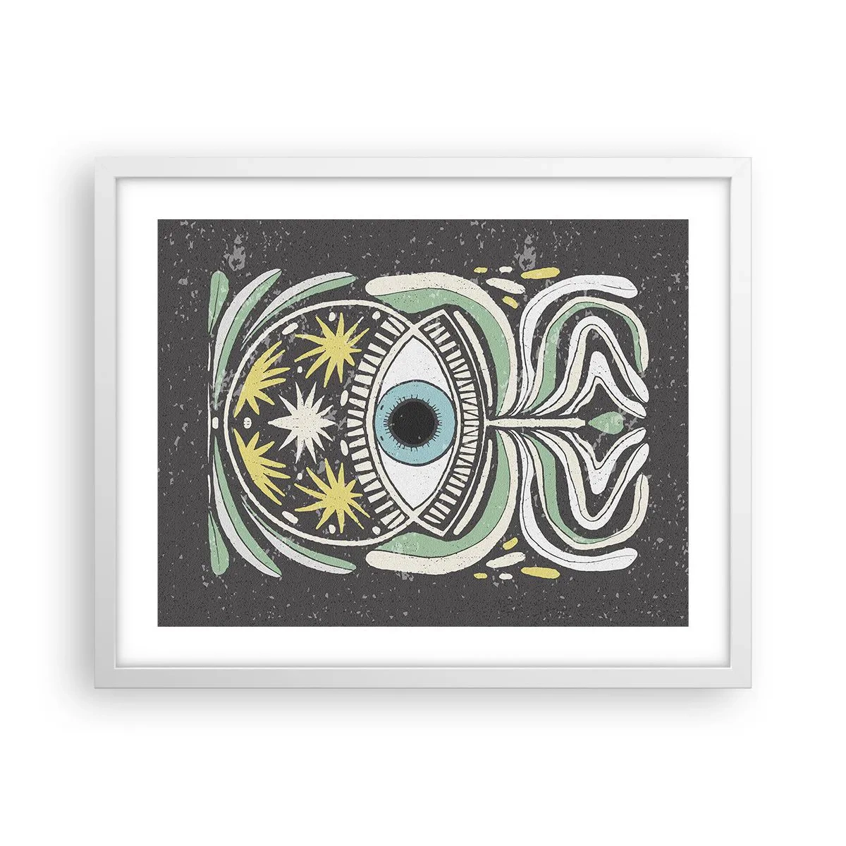 Affisch i vit ram - Stamritualer - 50x40 cm