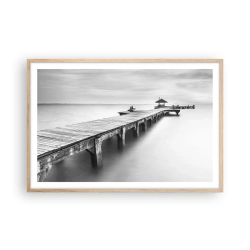 Affisch i ram av ljusek - Ut i det oändliga - 91x61 cm