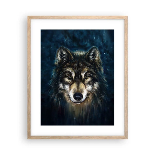 Affisch i ram av ljusek - Alfa? Och omega - 40x50 cm