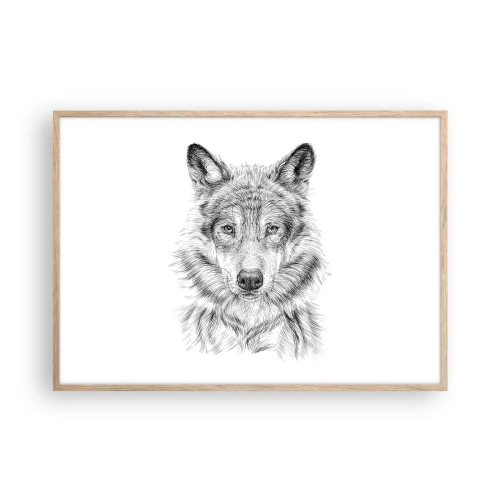 Affisch i ram av ljusek - En född ledare - 100x70 cm