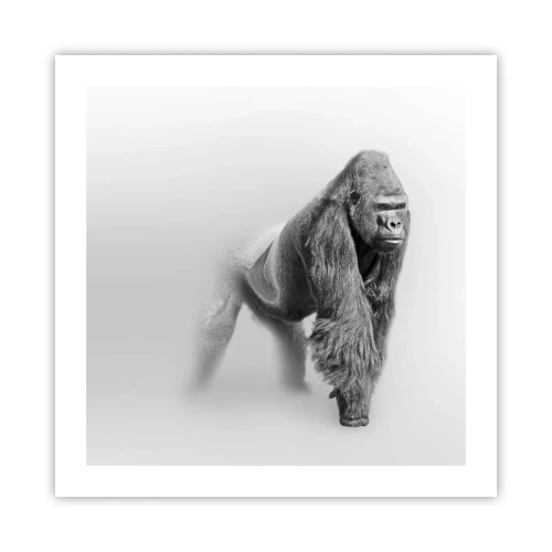 Affisch - Övertygad om sin styrka - 50x50 cm