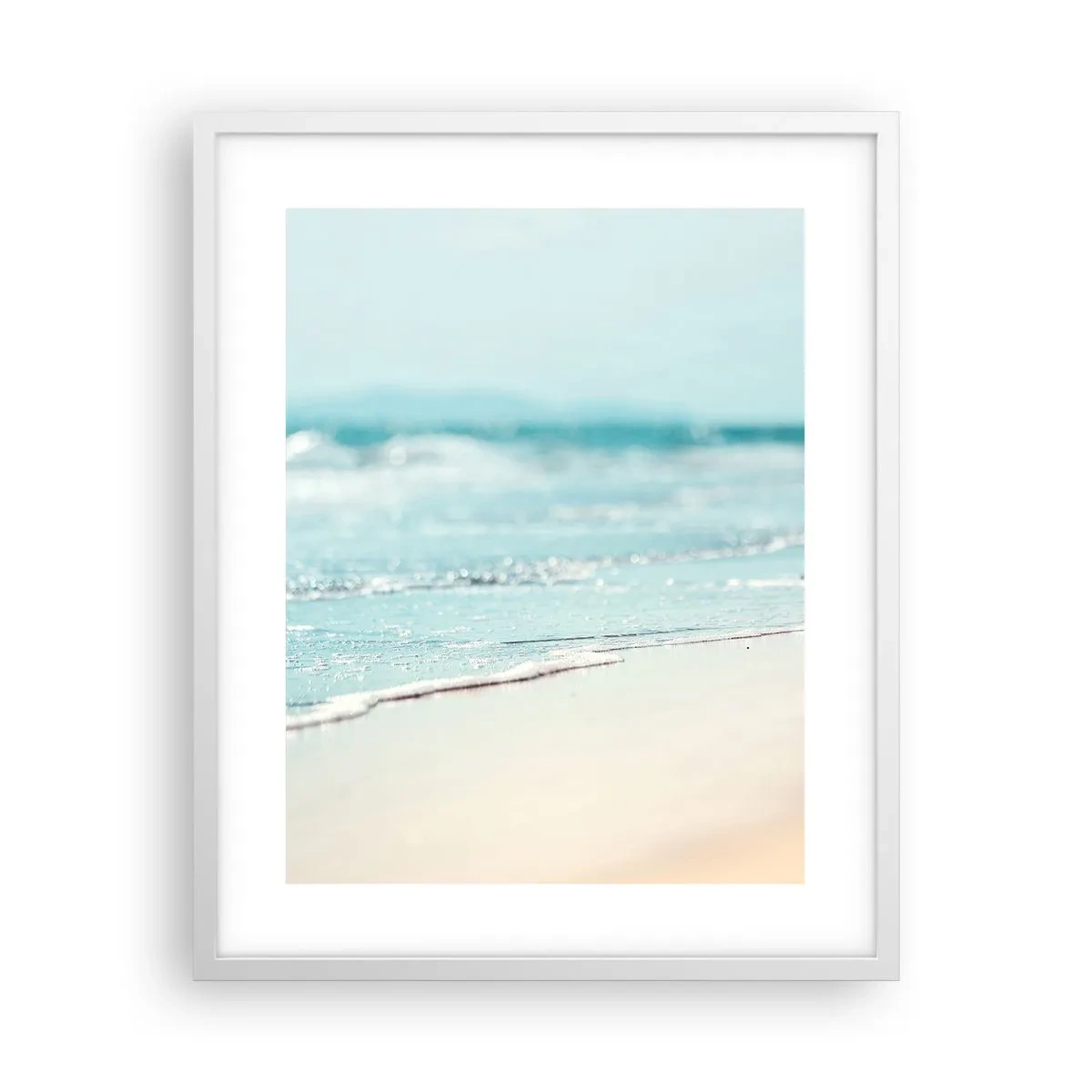 Affisch i vit ram - Värme och brus - 40x50 cm