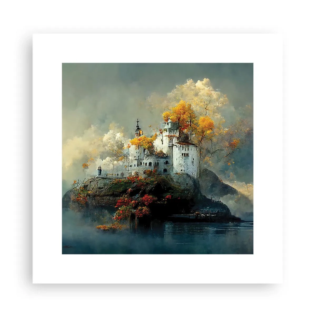 Affisch - Början på en romantisk historia - 30x30 cm