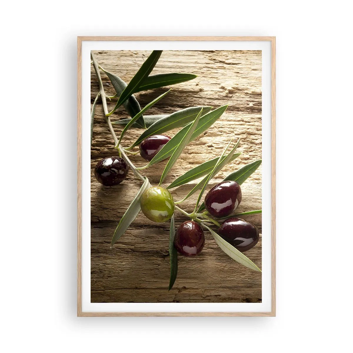 Affisch i ram av ljusek - Direkt från naturen - 70x100 cm