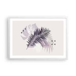 Affisch i vit ram - Skuggans skugga - 70x50 cm