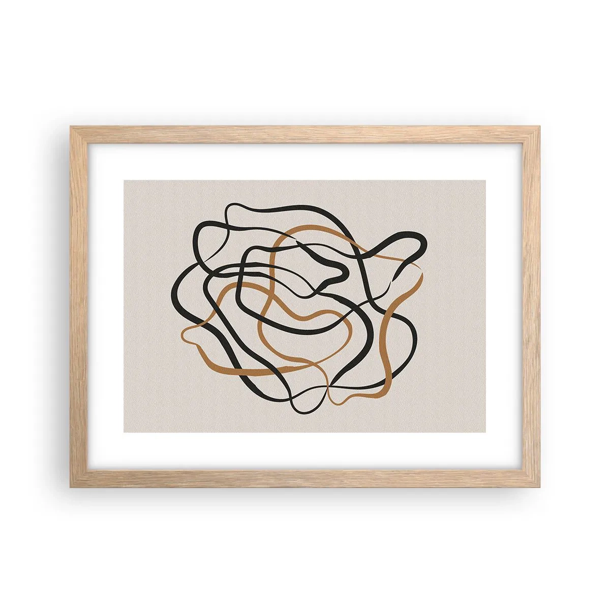 Affisch i ram av ljusek - Allt har gått fel - 40x30 cm