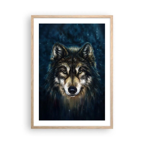 Affisch i ram av ljusek - Alfa? Och omega - 50x70 cm