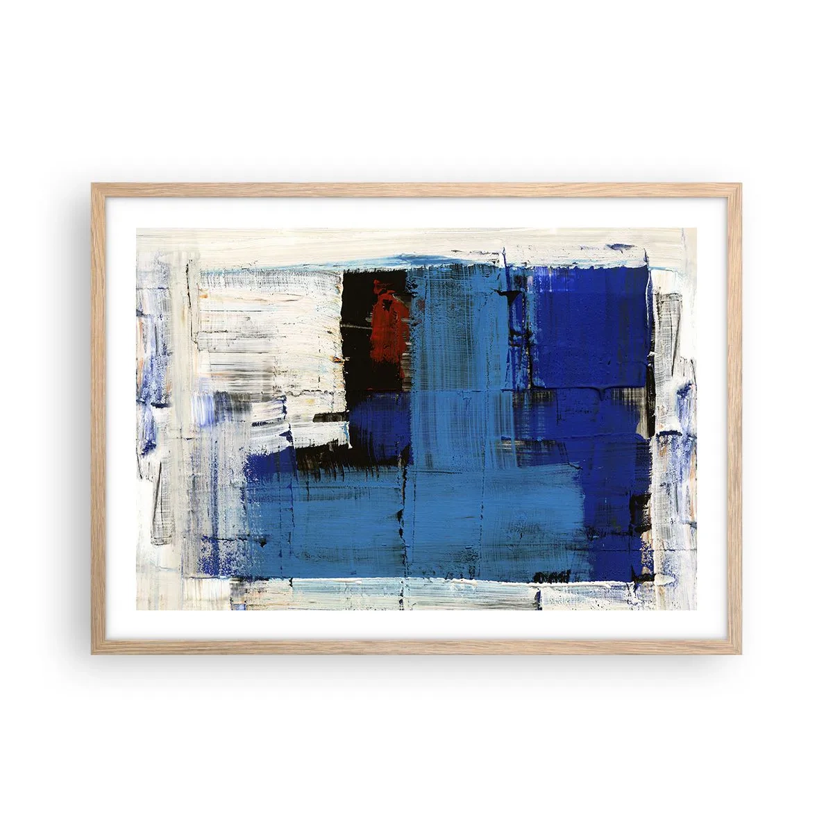 Affisch i ram av ljusek - Det blåas hemlighet - 70x50 cm