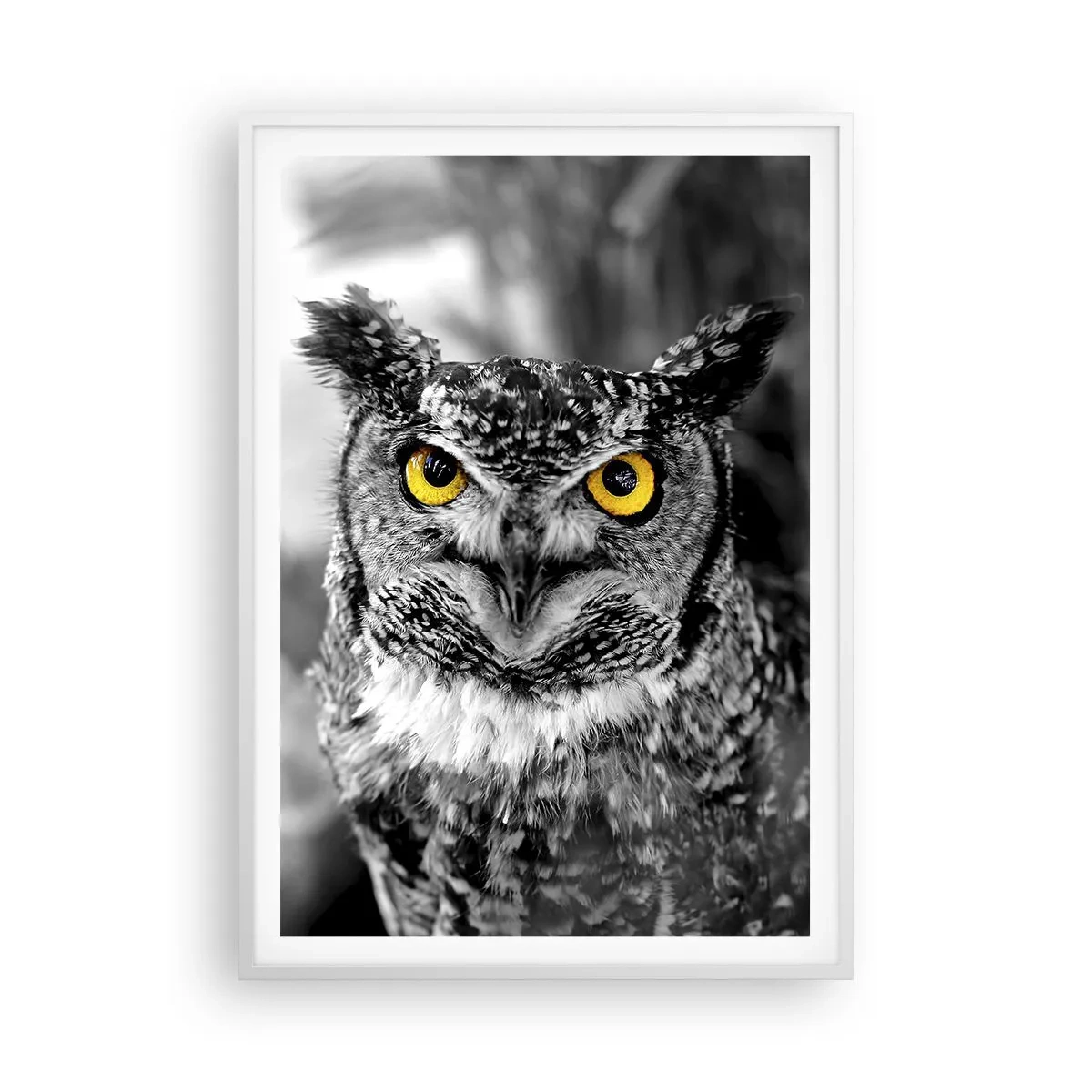 Affisch i vit ram - Inget kommer undan - 70x100 cm