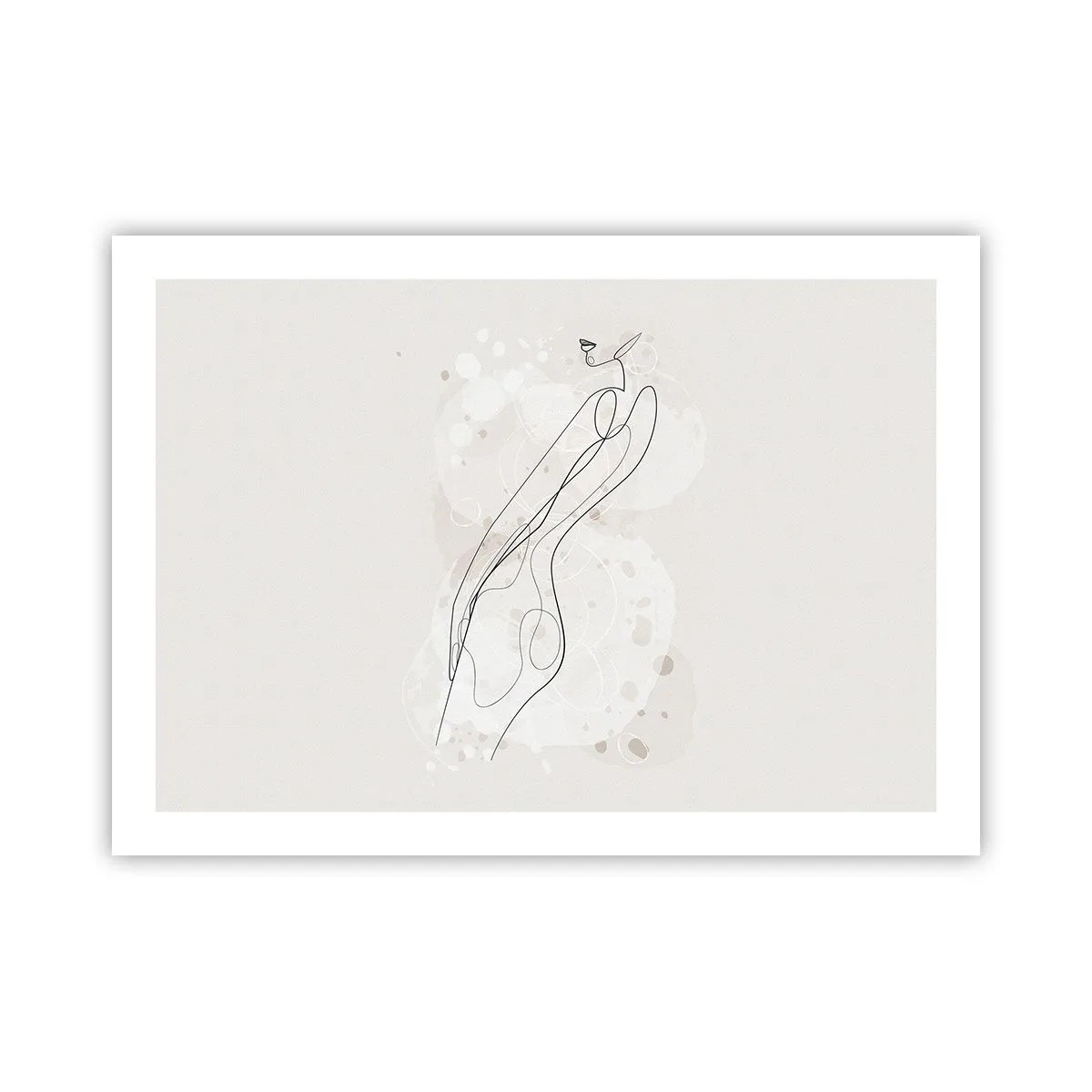 Affisch - Blicken går vilse - 70x50 cm