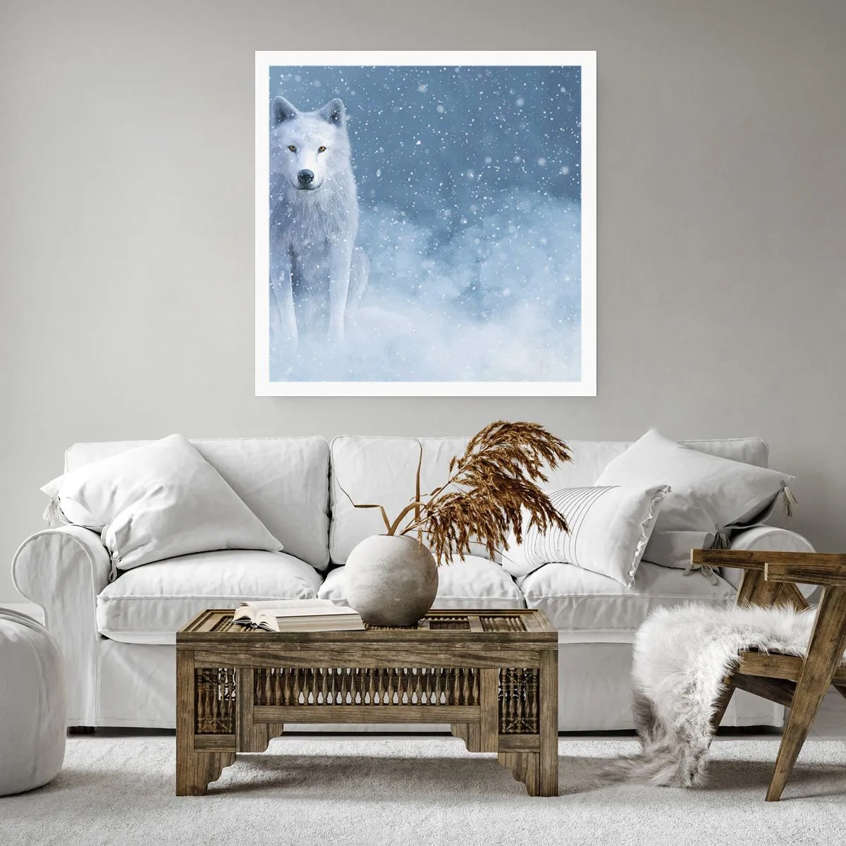 Affisch - I vinter anda - 60x60 cm