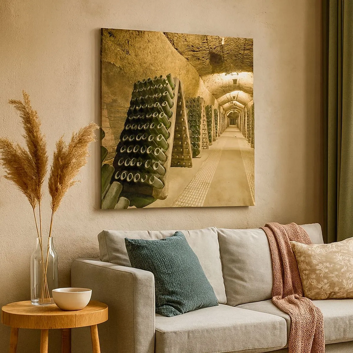 Canvastavla - Bild på duk - Smakens uppståndelse - 30x30 cm