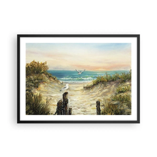 Affisch i svart ram - Vindstilla - 70x50 cm