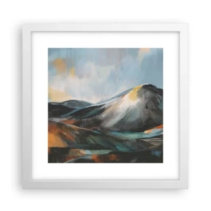 Affisch i vit ram - Råa och vackra - 30x30 cm