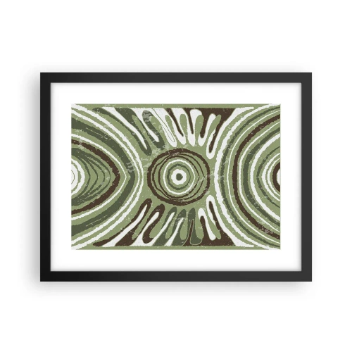 Affisch i svart ram - Explosion av känslor - 40x30 cm