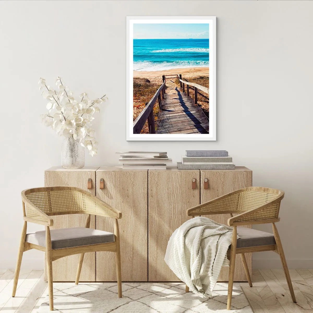 Affisch i vit ram - Spring! - 50x70 cm