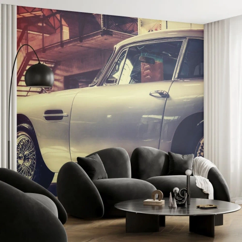 Fototapet Premium Canvas - Klassiken åldras inte - Bil, Bil, Årgång - 150x105 cm