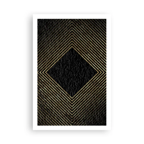 Affisch - Geometri i glamourstil - 61x91 cm