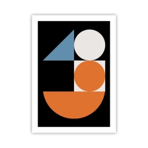 Affisch - Geometriska figurer - 50x70 cm