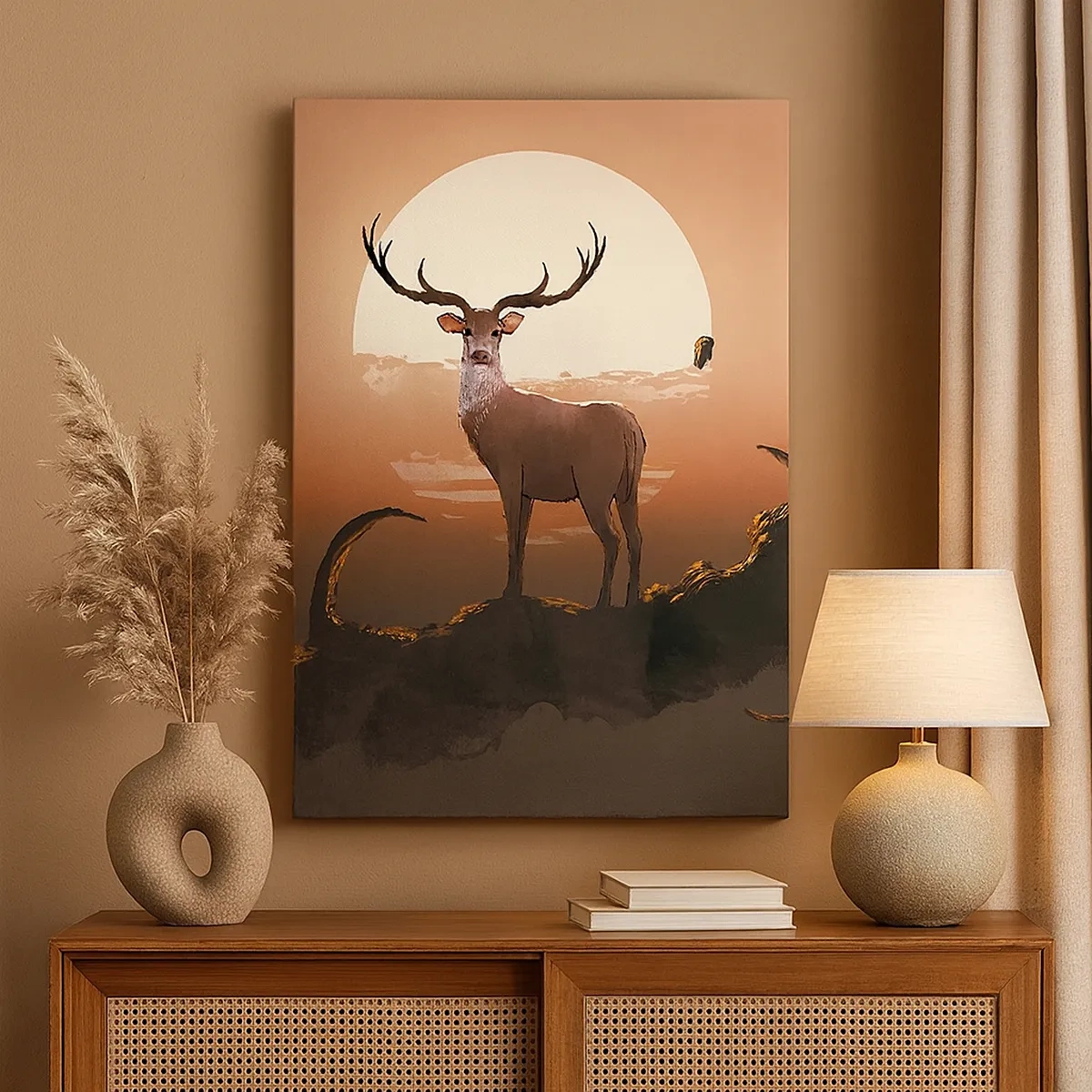 Canvastavla - Bild på duk - Denna natt är inte lik de andra - 50x70 cm