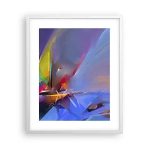 Affisch i vit ram - Snabb som en fågel - 40x50 cm