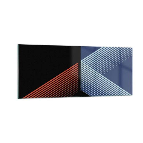 Glastavla - Bild på glas - Enkel historia - 100x40 cm