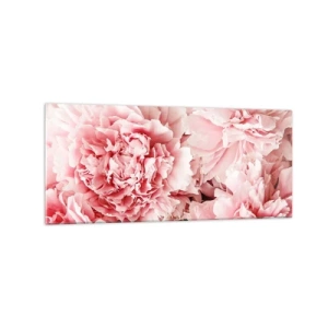 Glastavla - Bild på glas - Rosa dröm - 120x50 cm