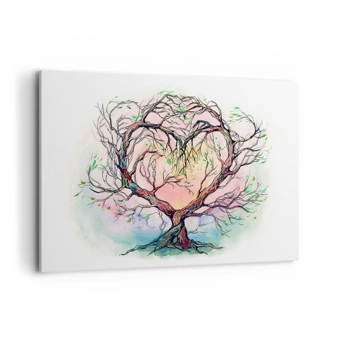 Canvastavla - Bild på duk - Tillsammans mot stormarna - 120x80 cm