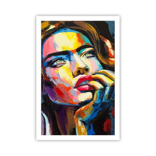 Affisch - Drömmar seglar i himlen som fåglar - 61x91 cm