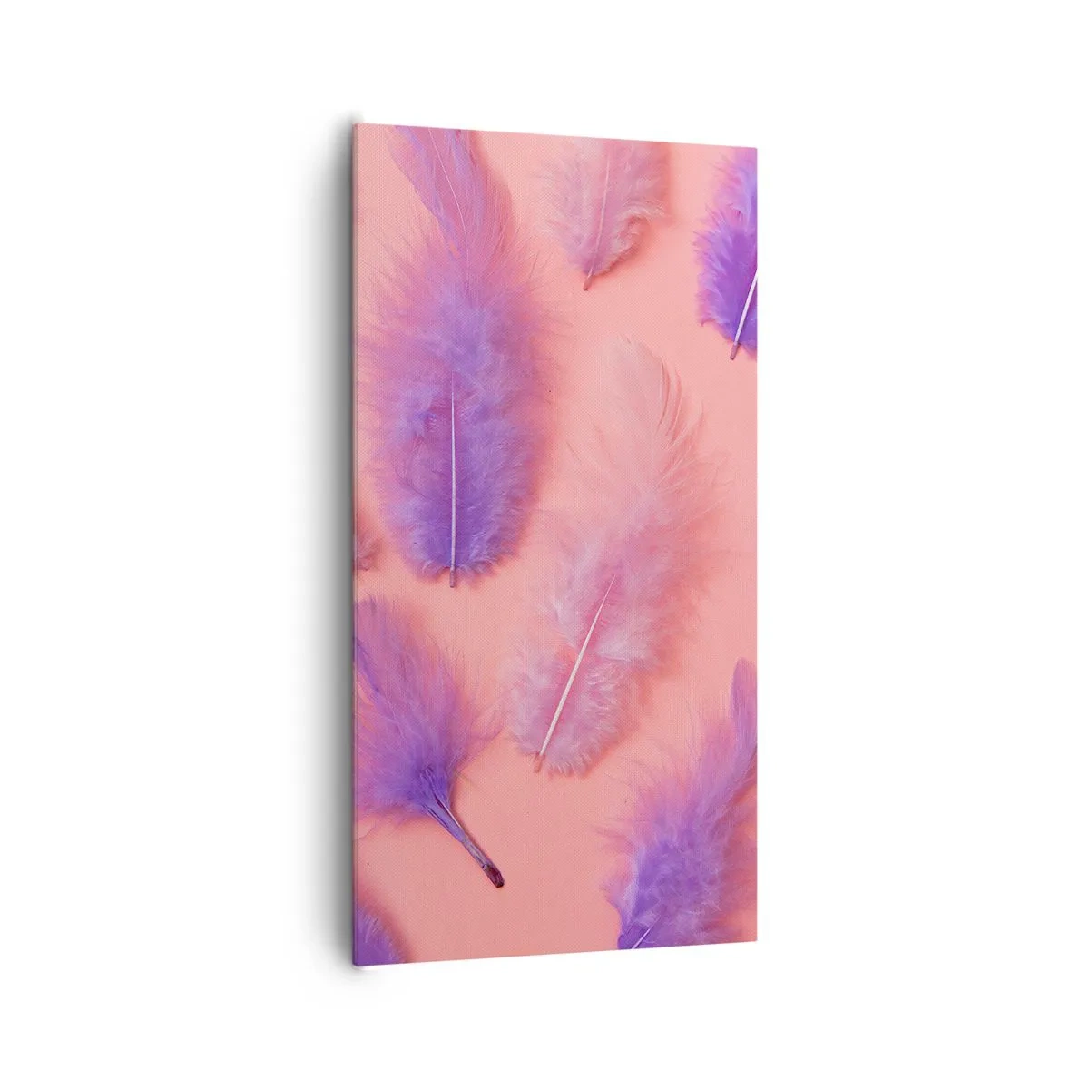 Canvastavla - Bild på duk - Lusten liljefågel - 65x120 cm