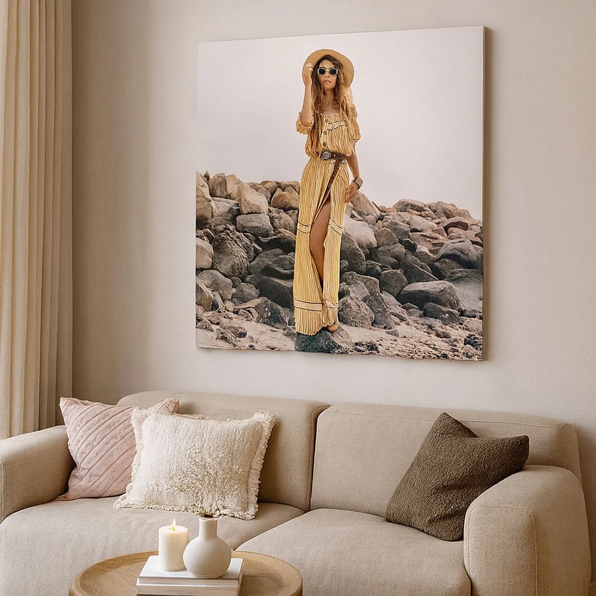 Canvastavla - Bild på duk - Stenarnas magi - 30x30 cm