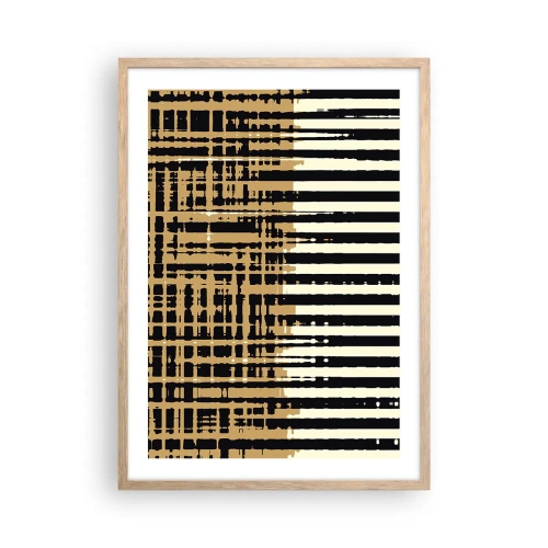 Affisch i ram av ljusek - Arkitektonisk abstraktion - 50x70 cm