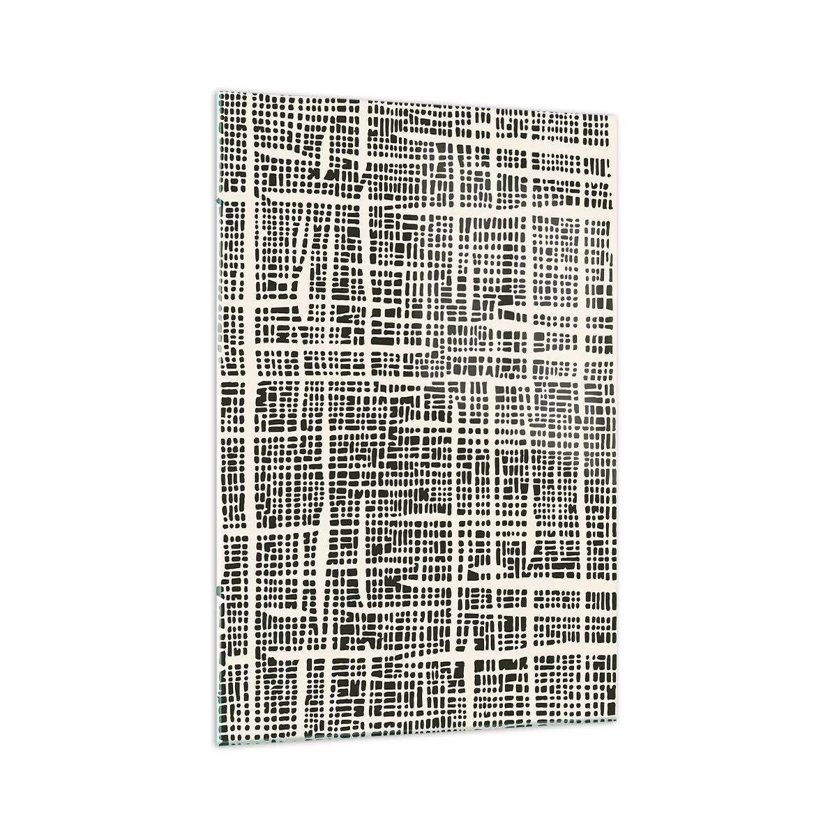 Glastavla - Bild på glas - Vävd komposition - 70x100 cm