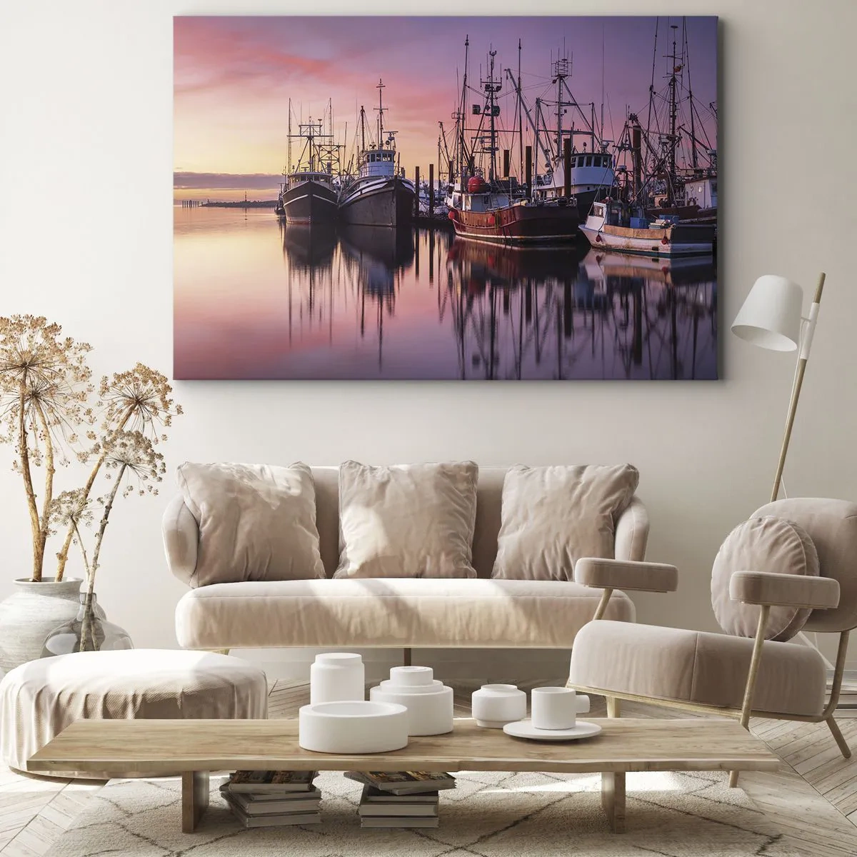 Canvastavla - Bild på duk - Inför nästa dag - 100x70 cm