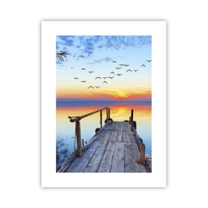 Affisch - Dags att vända hem... - 30x40 cm