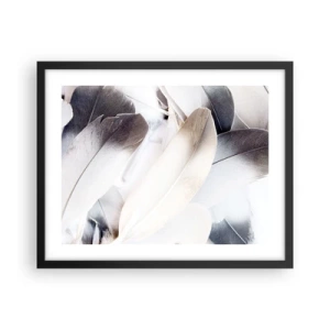 Affisch i svart ram - Nästan änglalik - 50x40 cm