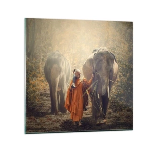 Glastavla - Bild på glas - Full förståelse - 70x70 cm