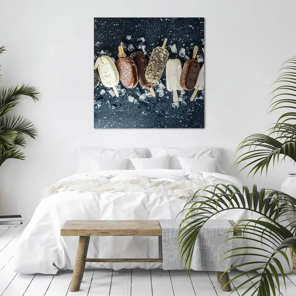 Canvastavla - Bild på duk - Smak av varm sommar - 30x30 cm