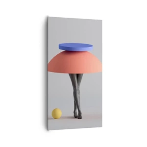 Canvastavla - Bild på duk - Surrealistisk komposition - 65x120 cm