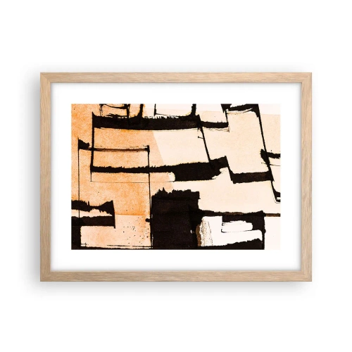 Affisch i ram av ljusek - Ändå ordning - 40x30 cm