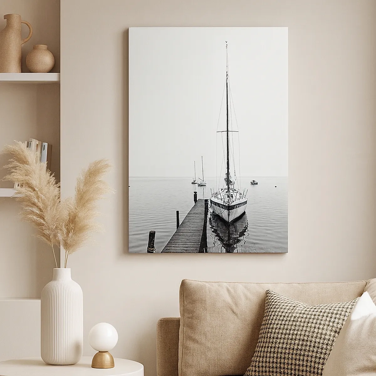 Canvastavla - Bild på duk - Redo att ge sig iväg - 50x70 cm