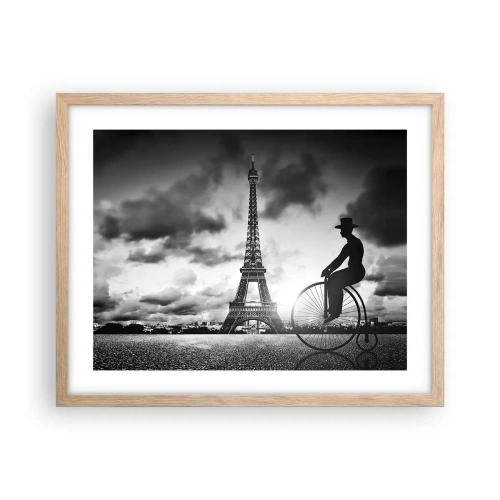 Affisch i ram av ljusek - Längtan efter Belle Epoque - 50x40 cm