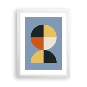 Affisch i vit ram - Titta och räkna - 30x40 cm