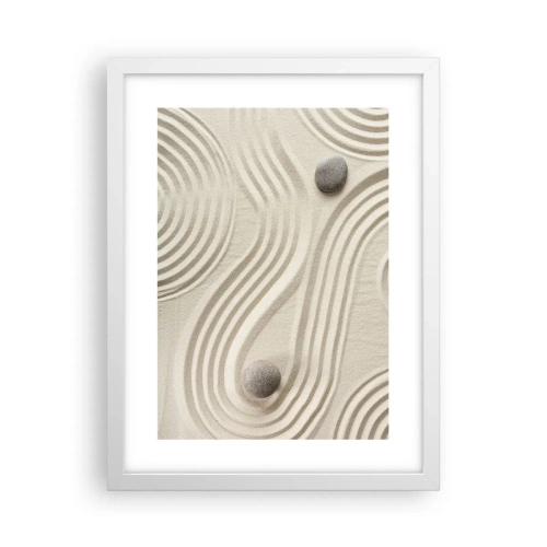 Affisch i vit ram - Värmens beröring - 30x40 cm