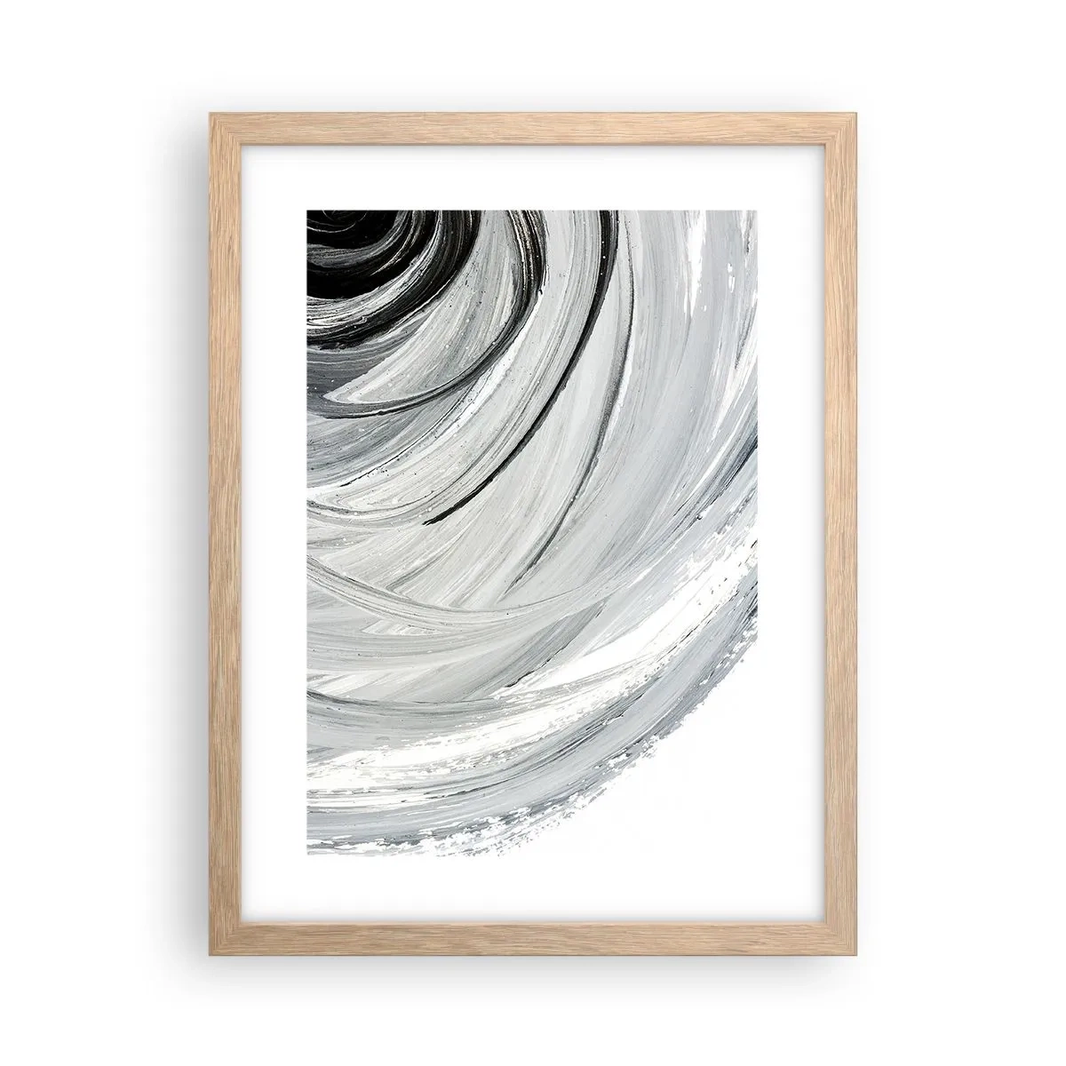 Affisch i ram av ljusek - Orbital komposition - 30x40 cm