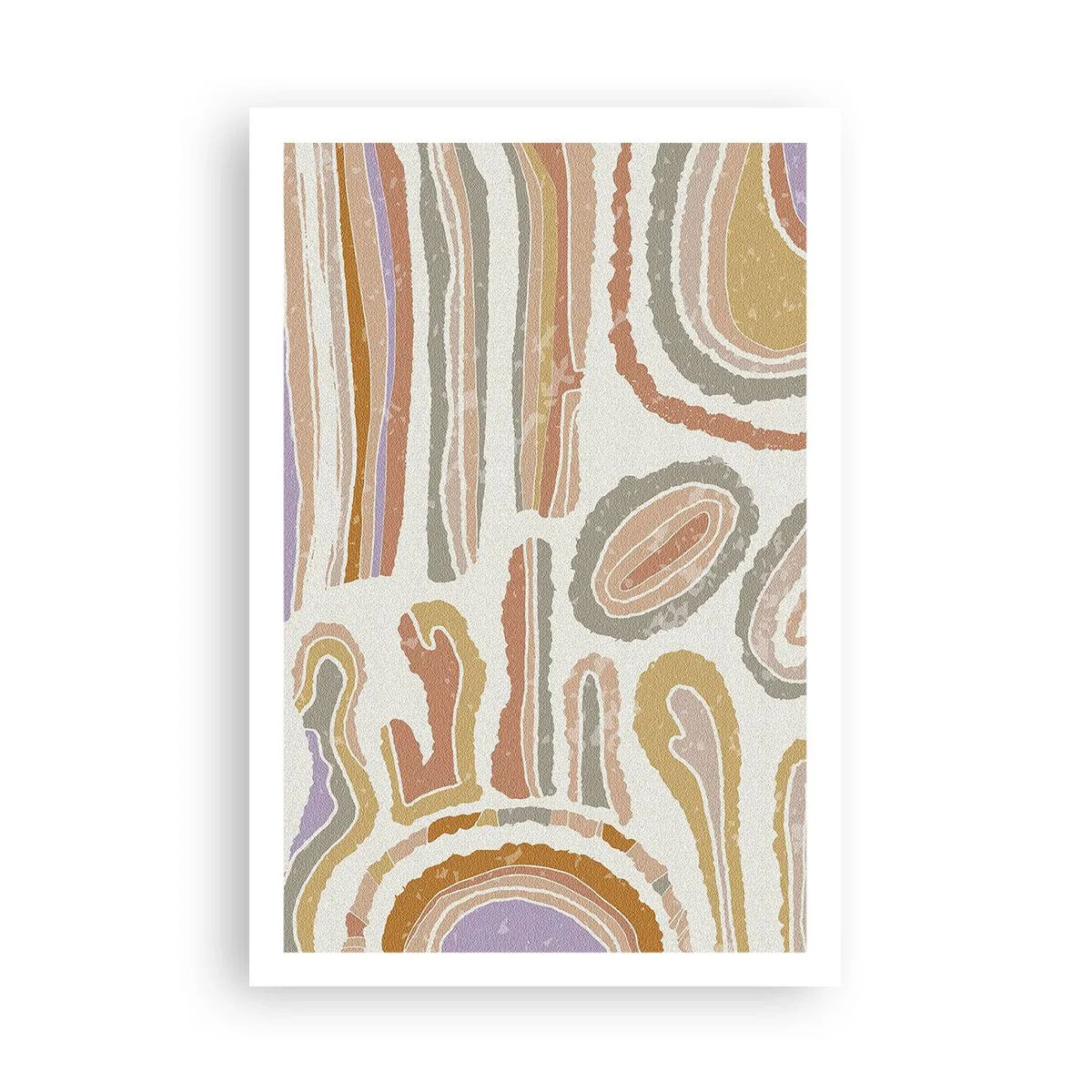 Affisch - Färgglada tvärsnitt - 61x91 cm