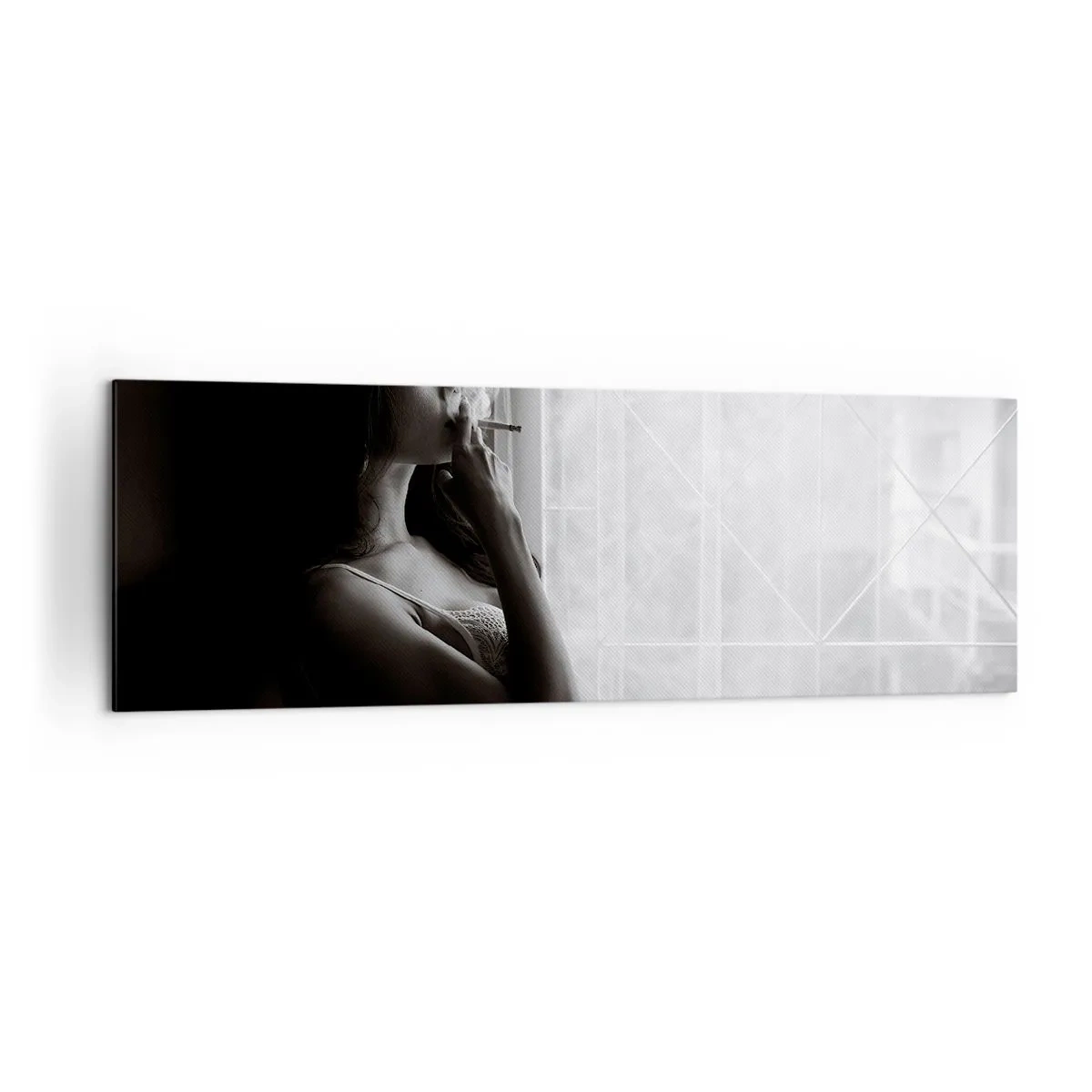 Canvastavla - Bild på duk - Ett sensuellt ögonblick - 160x50 cm